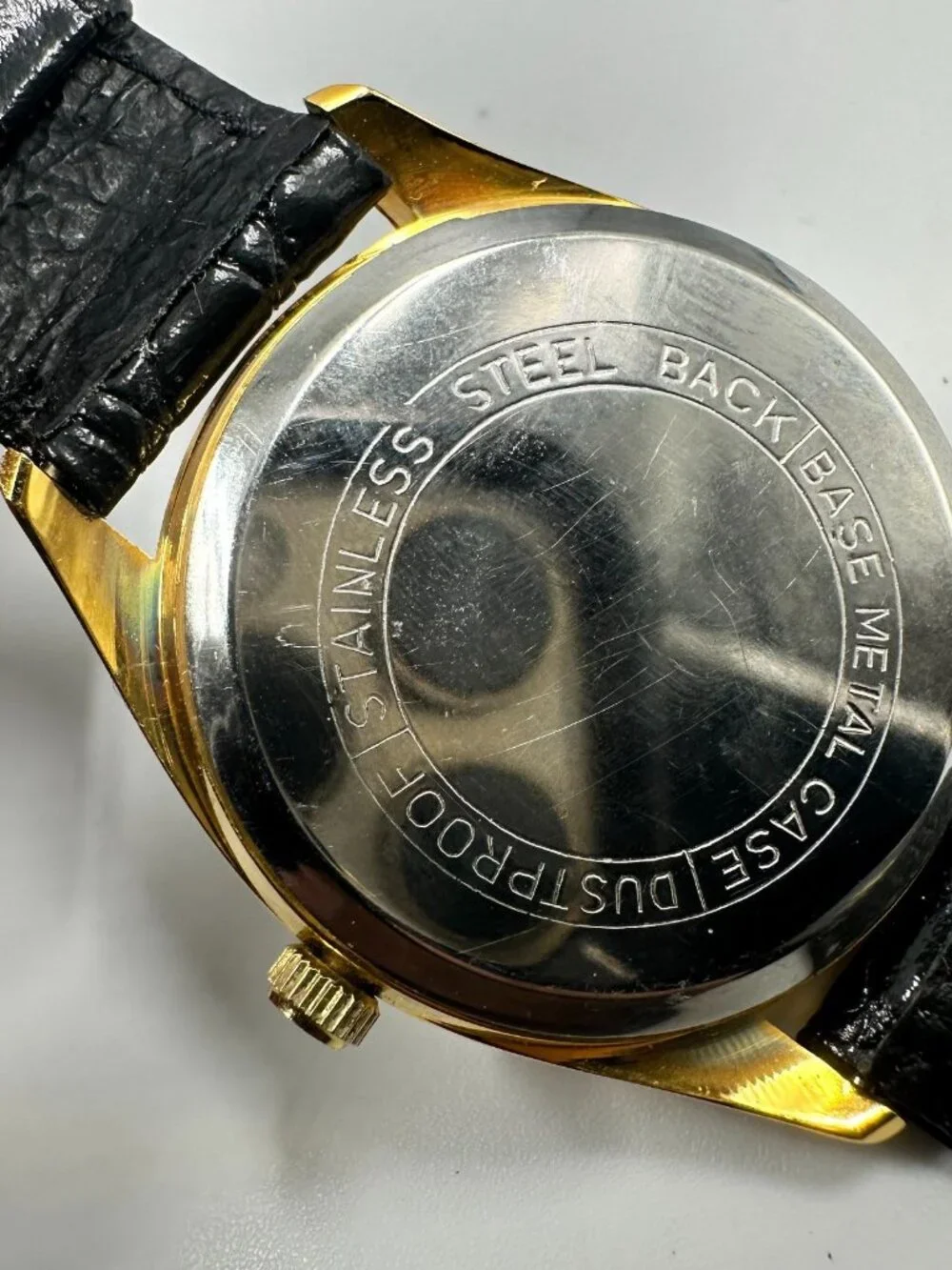 Vintage Manual Wind Watch University Class 1992 Robert J Lee Rotating Ring Works